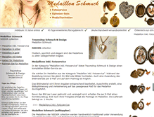 Tablet Screenshot of medaillon-schmuck.de